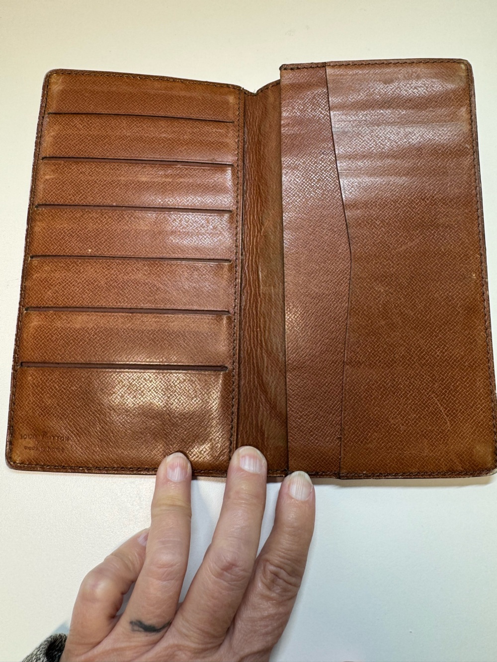 Louis Vuitton Monogram Canvas Long Bifold Wallet/Checkbook Cover - Picture 4 of 9